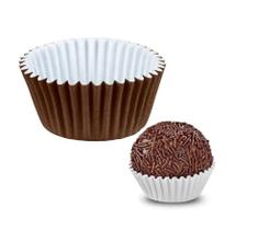 Forminha Forma Papel Docinho N4 Marrom C/10.000 (10Pct)