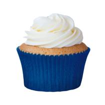 Forminha mini cupcake n.02 azul royal - 45un - mago Forminha mini cupcake n.02 azul royal - 45un - mago