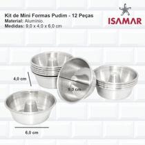 Forminha Mini Pudim / Mini Suíça 12 Peças