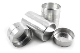 Forminha Pão De Mel Nº 2 Fixo Kit Com 12 Unidades Aluminio