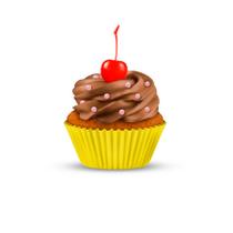 Forminha para Cupcake - Amarelo - 45 unidades - Plac - Rizzo