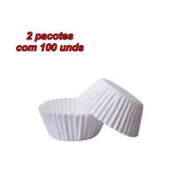 Forminha para Cupcake Branca N.0 Industrial com 100 unidades Mago 2und
