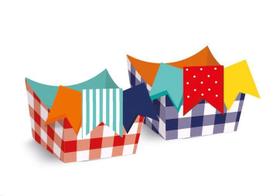 Forminha Para Doce Cachepot Fest Arraia Bandrin - Pacote com 24 Unidades