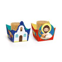 Forminha Para Doce Cachepot Noite De São João Com 24 Unid