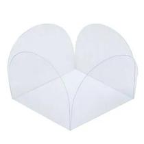 Forminha para Doce PVC n2 - 4 Pétalas 3,5x3,5cm com 100 unidades