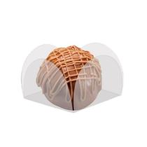 Forminha para Doces 4 Pétalas (3,5cm x 3,5cm x 2,5cm) Transparente 50 unidades