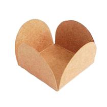 Forminha para Doces 4 Pétalas (4cm x 4cm x 3cm) Kraft 50 unidades Assk