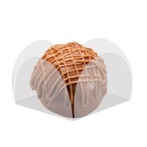 Forminha para Doces 4 Pétalas (4cm x 4cm x 3cm) Transparente 50 unidades Assk