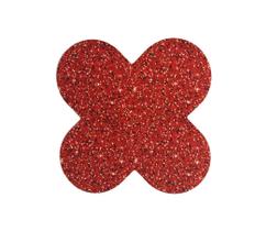 Forminha para doces 4 Pétalas Glitter Vermelho - 50 unidades - NC Toys Forminha para doces 4 Pétalas Glitter Vermelho - 50 unidades - NC Toys