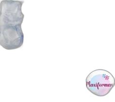 Forminha Para Doces Adelle Chá Revelação - ul/Rosa/Branco Forminha Para Doces Adelle Chá Revelação - ul/Rosa/Branco