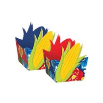 Forminha para Doces Cachepot Milho Arraiá - 24 unidades