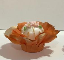 Forminha para doces em papel Laranja com borda Forminha para doces em papel Laranja com borda