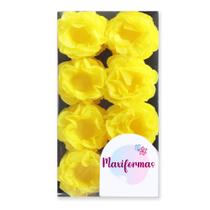 Forminha para Doces Finos - R-82 - Seda Amarelo (C001) - 40 unidades - Maxiformas - Rizzo