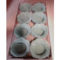 Forminha para Doces Finos - Sweet Tiffany Tela C/ Fio Ouro- 40 unidades - MaxiFormas