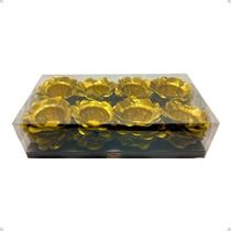 Forminha Para Doces Floral Seda Lisa Decoração Mesa Festa- 80Un