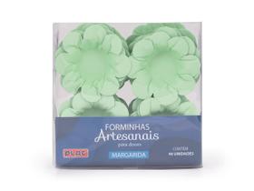 Forminha Para Doces Margarida 40 Unidades Menta Candy