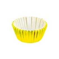 Forminha Para Docinhos de Papel Amarelo - Tamanhos - 100 Unidades - Plac - Rizzo