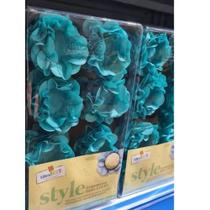 Forminha para Docinhos em Formato de Flor Cor Azul Turquesa - Adarm
