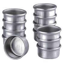 Forminha para Pão de Mel em Alumínio 6,3 cm com 12 Peças Doupan