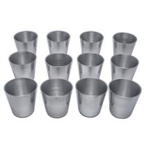 Forminha para Petit Gateau em Alumínio 6,5 cm com 12 Peças Doupan