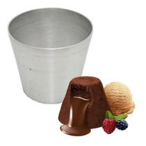 Forminha Para Petit Gateau Médio (padrão) Alumínio 6 Peças