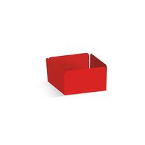 Forminha Reta para Doces Vermelho - 100 unidades - 3,5x3,5x2cm - Cromus Profissional