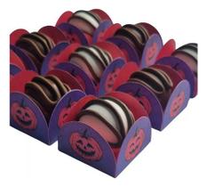 Forminhas 4 Pétalas Para Doces Tema Festa Halloween 40 Un
