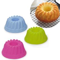 Forminhas Coloridas em Silicone Cupcake 6 Peças Mimo Style