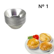 Forminhas de Empada Lisa N 1 - 12 Unidades