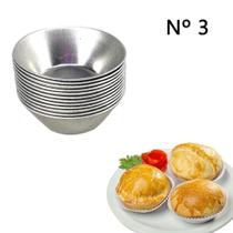 Forminhas de Empada Lisa N 3 - 12 Unidades