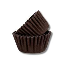 Forminhas de Papel Nº 6 P/ Mini Brigadeiro Doces C/ 1.000 Un. Marrom.
