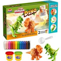 Forminhas Dinossauros e 12 Massinhas de Modelar Kit Infantil Forminhas Dinossauros e 12 Massinhas de Modelar Kit Infantil
