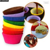 Forminhas Formas de Papel para Cupcakes Bolos Forneável Bax - pct 45 Unidades