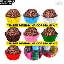 Forminhas Formas de Papel para Doces Docinhos Forneável Bax - Número 01 N1 - pct 100 Unidades