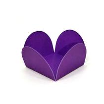 Forminhas para Doces 4 Pétalas Lilás - 50 unidades - FunFestas - Rizzo