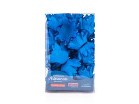 Forminhas Para Doces Azul Escuro Flor de Lótus 40 Unidades - Plac