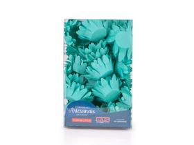 Forminhas Para Doces Azul Tiffany Agua Flor de Lótus 40 Unidades