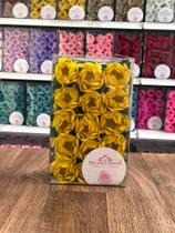 Forminhas para Doces em Papel Amarelo Vivo- Pacote com 30 unidades