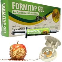 Formitap Gel 10g 3 Porta Isca Isca Formicida em Gel Controle de Infestações de Formigas