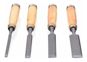 Formoes 4 Peças Cabo de Madeira Formoes 4 Peças Cabo de Madeira