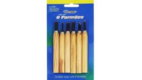 Formões P/ Entalhar Jogo C/ 6 Peças - Western