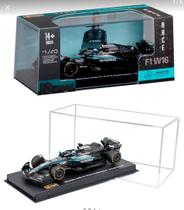 Fórmula 1 Mercedes AMG W16 Russel kimi 2025 1:43 Bburago c/ Display e Piloto Fórmula 1 Mercedes AMG W16 Russel kimi 2025 1:43 Bburago c/ Display e Piloto
