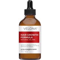 Fórmula de crescimento capilar velona 120mL com mamona, amla, jojoba e argão