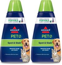 Fórmula de Limpeza Bissell 74R7 para Manchas de Animais 946ml Pacote com 2