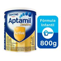 Fórmula Infantil Aptamil Sensitive Active Danone 1 a 6 anos 800g Fórmula Infantil Aptamil Sensitive Active Danone 1 a 6 anos 800g