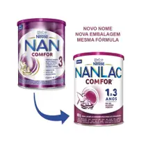 Formula Infantil Nanlac Comfor 1+1 a 3 Anos Nestle 800g