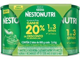 Fórmula Infantil Nestronutri Leite Nestle 1,6kg 2 Unidades