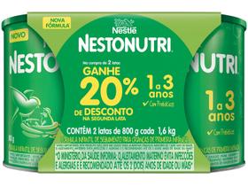 Fórmula Infantil Nestronutri Leite Nestle 1,6kg 2 Unidades Fórmula Infantil Nestronutri Leite Nestle 1,6kg 2 Unidades
