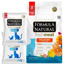 Fórmula Natural Fresh Meat Salmão Para Gatos Castrados 1kg