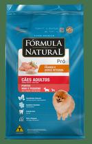 Fórmula Natural Pró para Cães Adultos de Porte Mini e Pequeno Sabor Frango e Arroz Integral 1KG